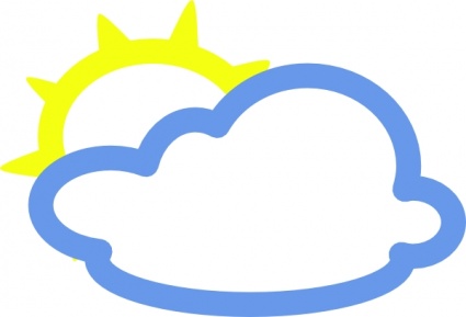 Sun Shining Clipart