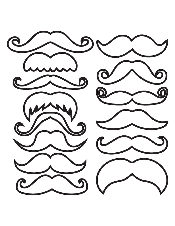 Mustache Outline