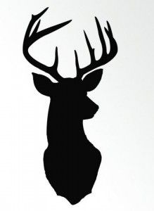 Deer Head Silhouette | Deer Silhouette, Pallet Board Sig…