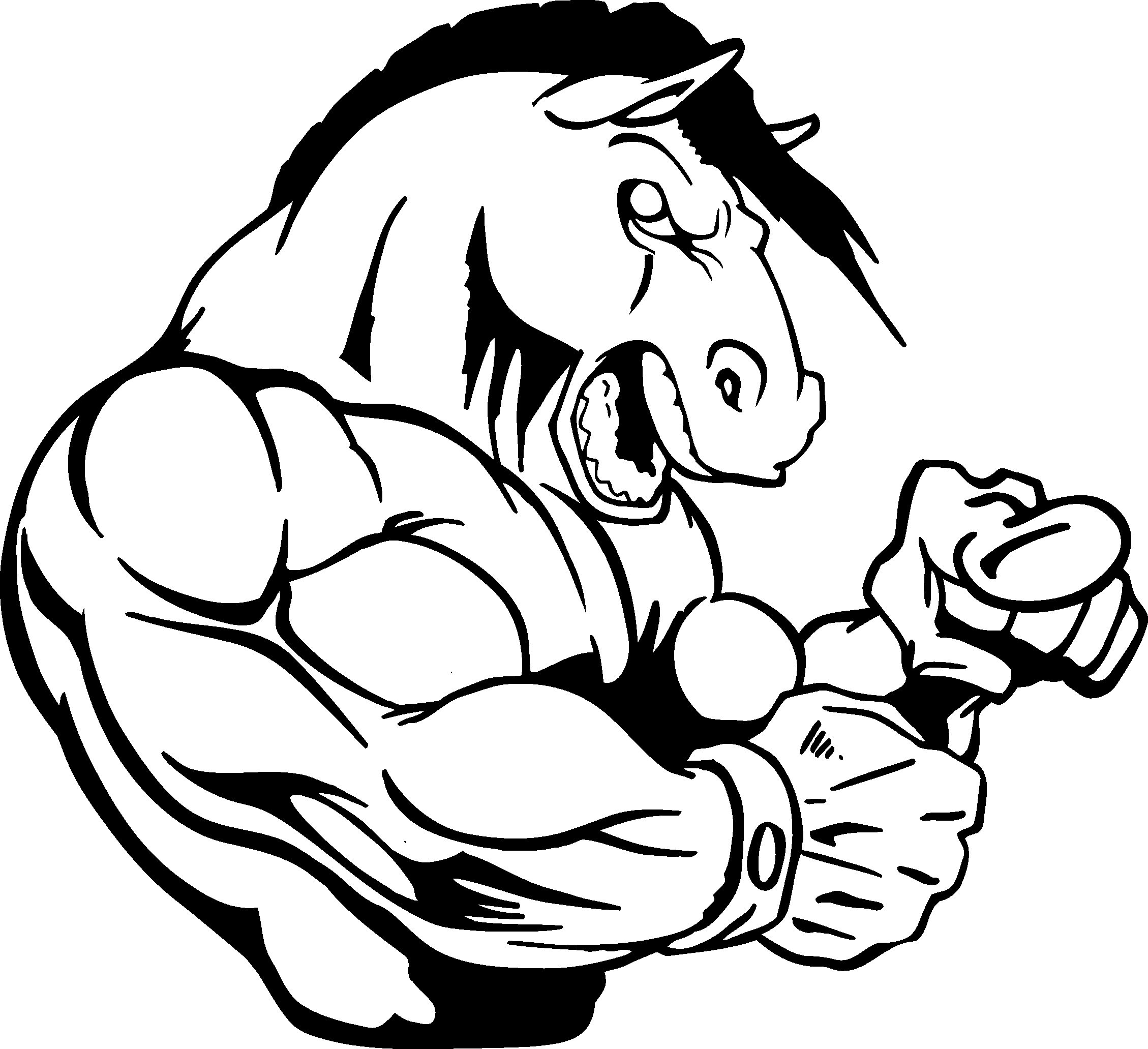 Pix For > Horse Mascot Logo