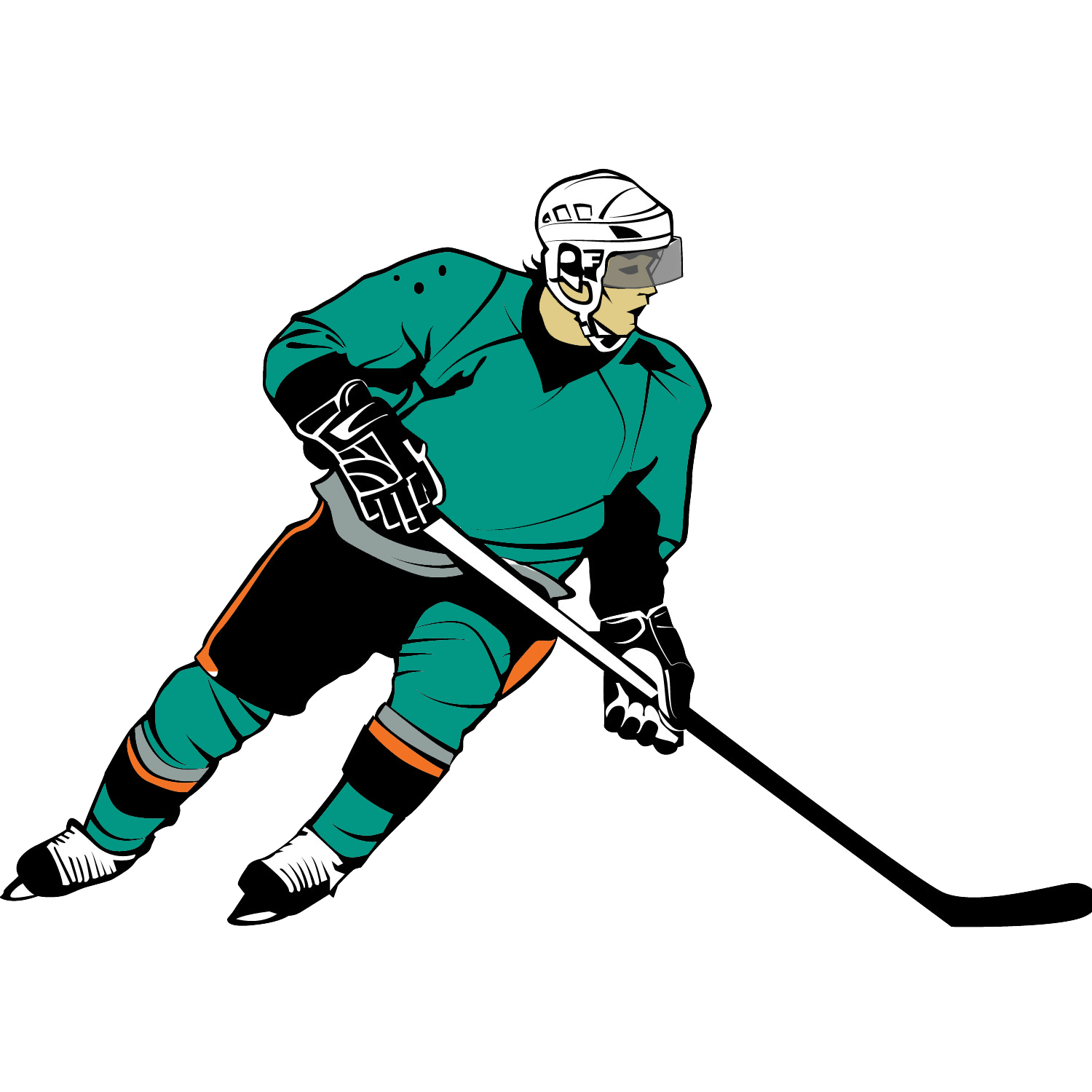 Hockey Player Clip Art - Tumundografico