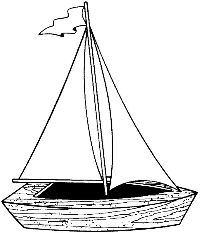 Sail Boat Coloring Page | Coloringkids.co