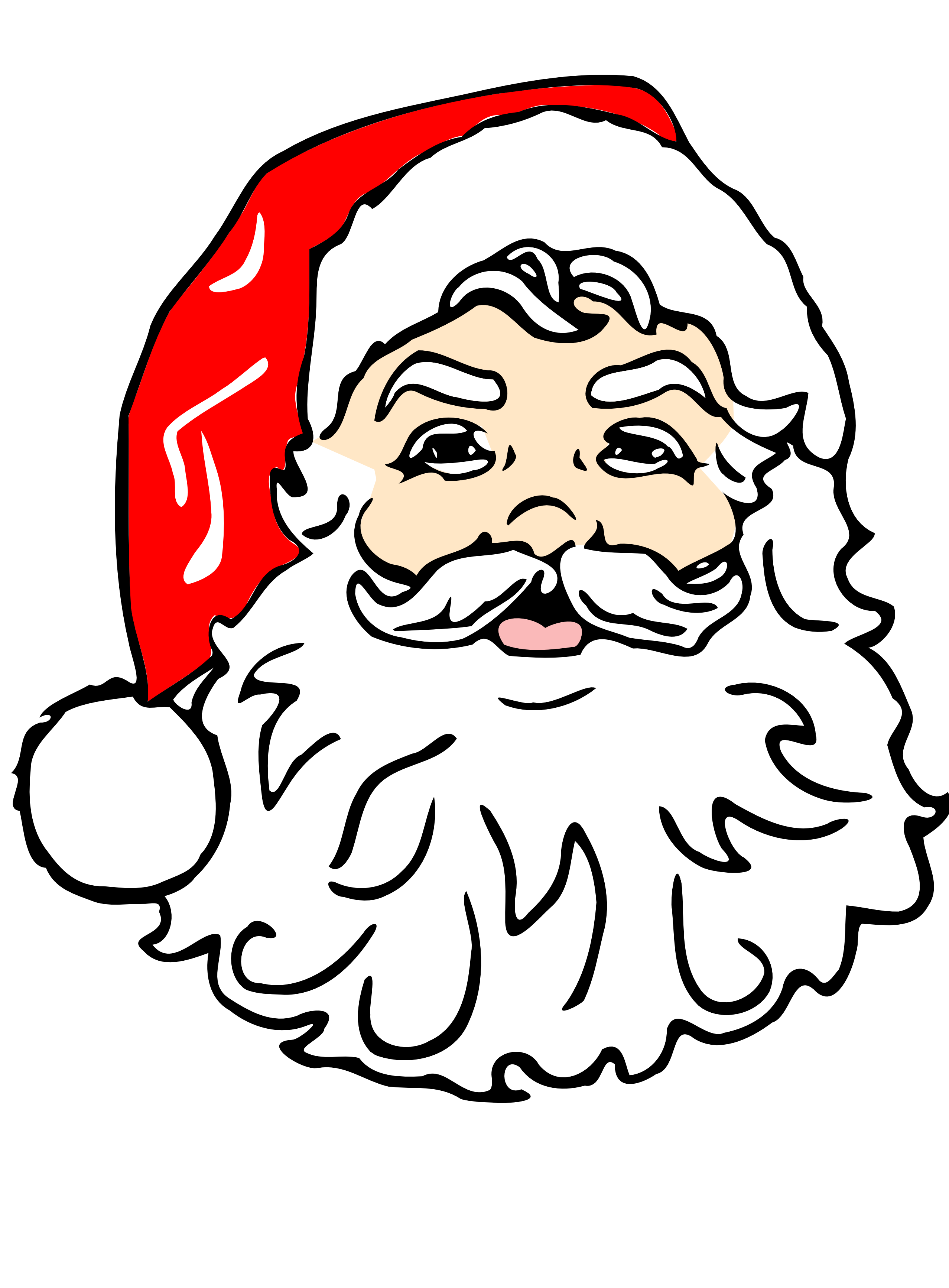 Santa On The Beach Clipart | Free Download Clip Art | Free Clip ...