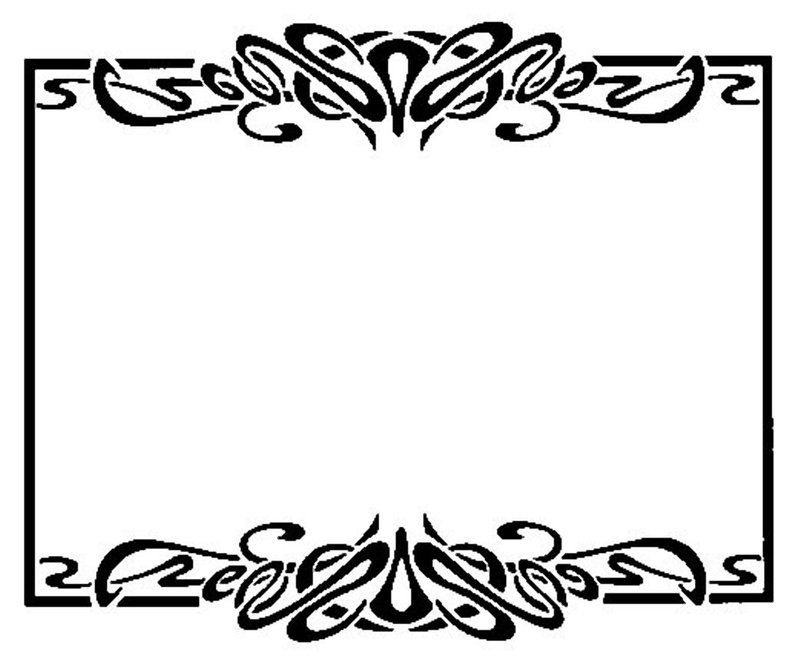 Art Nouveau Borders Clipart Best