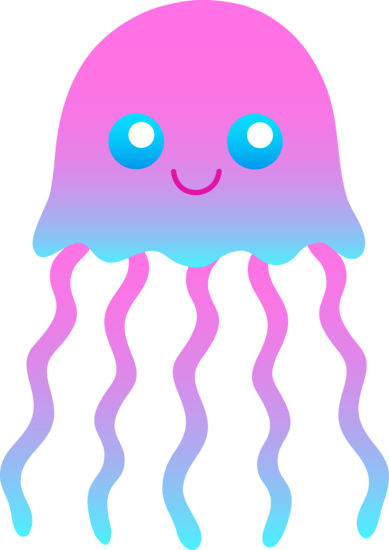 Animals For > Jellyfish Clipart