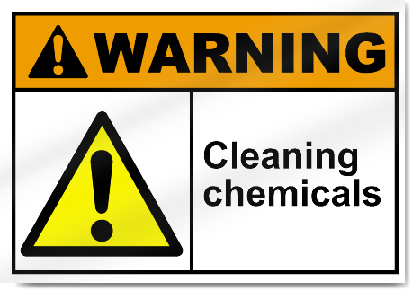 Imgs For > Cleaning Chemical Sign