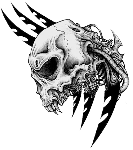 Skull Tattoo Flash Art | Jos Gandos Coloring Pages For Kids