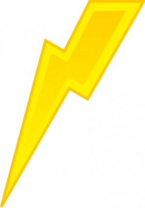 Lightning clip art Free vector in Open office drawing svg ( .svg ...