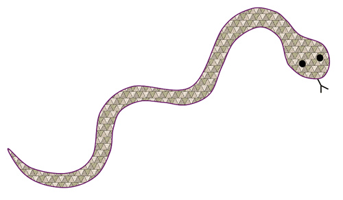 carpet snake sketch, cute style15 cm long | Flickr - Photo Sharing!