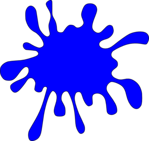 Blue Splat clip art - vector clip art online, royalty free ...