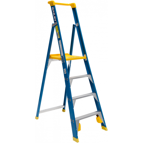 Fibreglass Platform Ladder - Ladders2Go