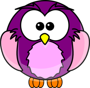 Purple Cartoon Owl clip art - vector clip art online, royalty free ...