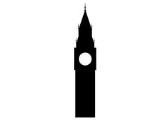 Big Ben Silhouette - ClipArt Best