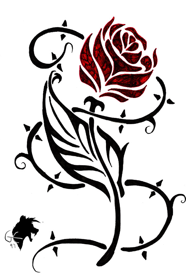 New Tribal Rose Tattoo For Everyone: Real Photo, Pictures, Images ...