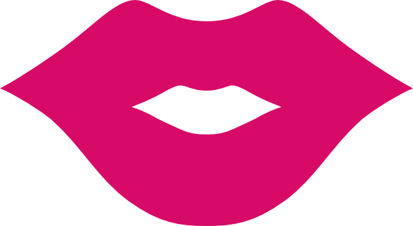 Pink Glitter Lips Clipart