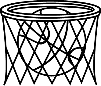 Net Black And White Clipart