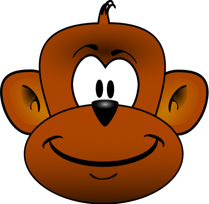 Monkey Face Clip Art