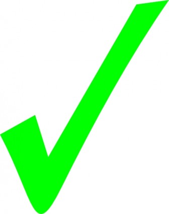 Free clipart check mark symbol