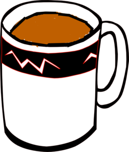 Mug of tea clipart