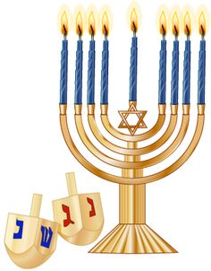 Beautiful, Menorah and Jewish candle