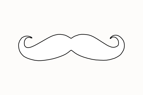 Mustache Coloring Pages | Forskulla.com