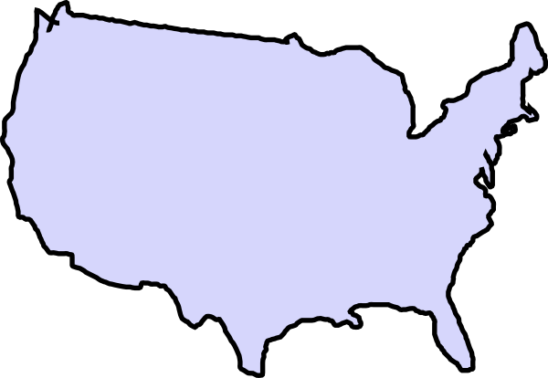 Empty Map Usa - ClipArt Best