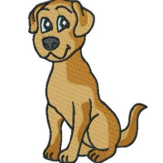 Yellow Lab Clipart