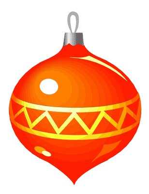 Christmas balls decorations clipart