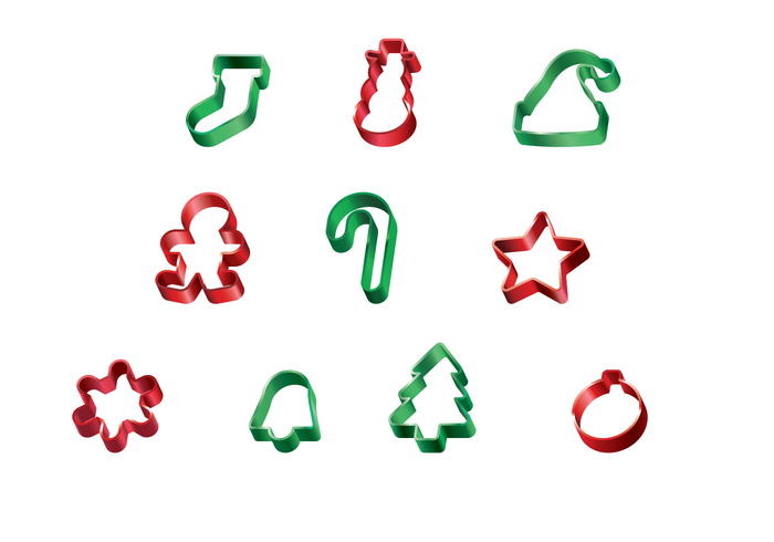 Free Christmas Cookie Cutter Vector - Download Free Vector Art ...