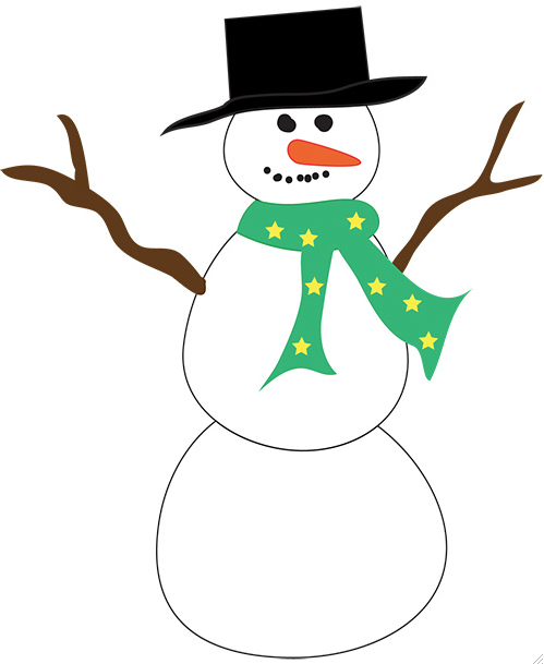 Snowman free clip art