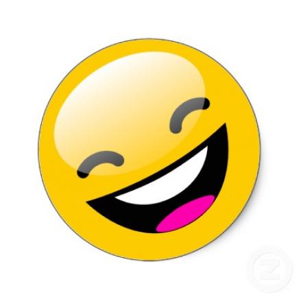 Laughing faces clip art