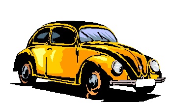 Volkswagen bug clipart