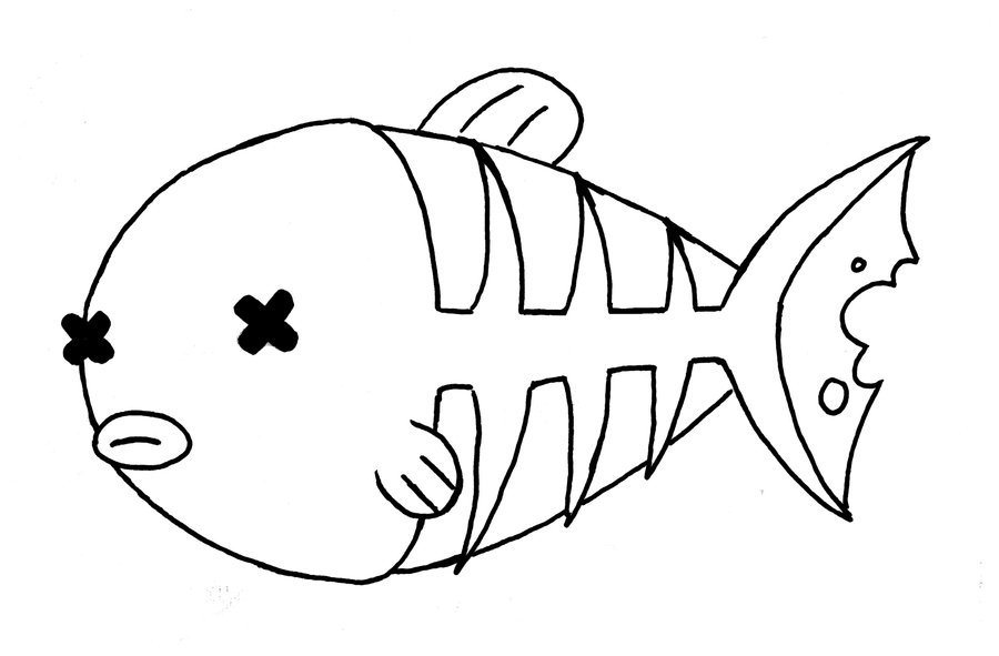 Dead Fish Cartoon