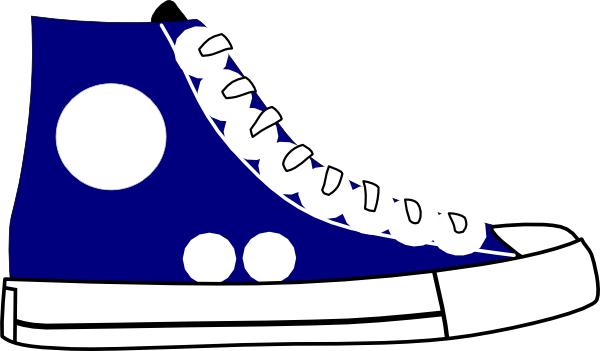 Cartoon Tennis Shoes Clip Art Rf Sneakers Clipart