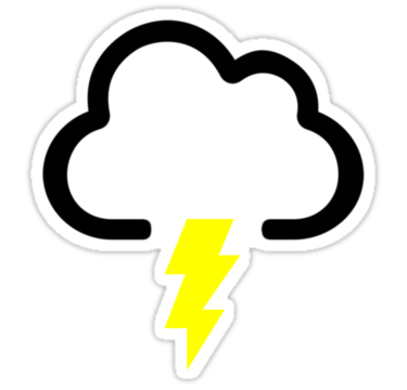 Thunderstorm" Stickers by ChrisBrook | Redbubble
