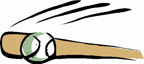 Baseball Bat And Ball Clipart