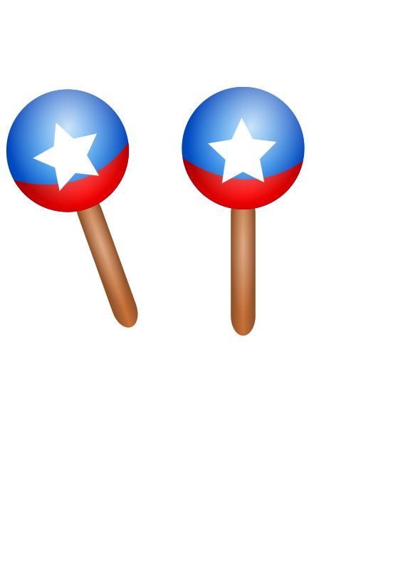 Clipart - Maracas