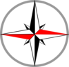 Red Grey Compass Final 4 clip art - vector clip art online ...