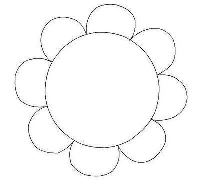 Clipart Flowers Outline