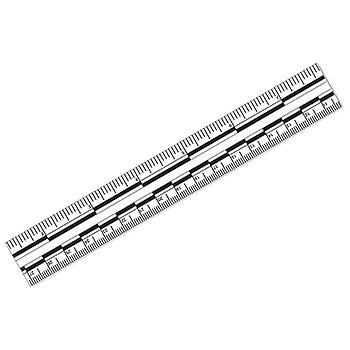 Vinyl Rulers, 6-inch