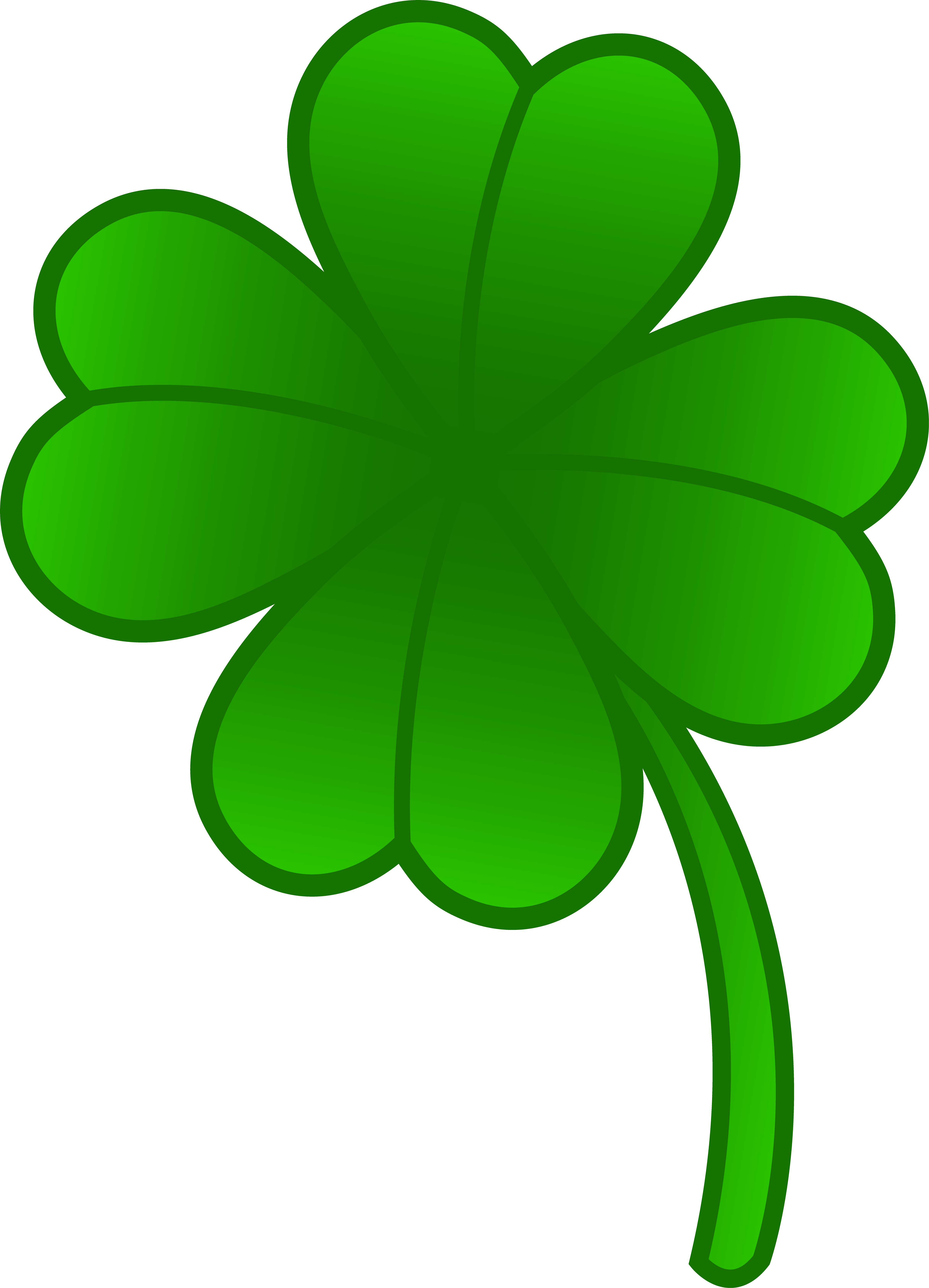 Four Leaf Clover Clipart | Free Download Clip Art | Free Clip Art ...