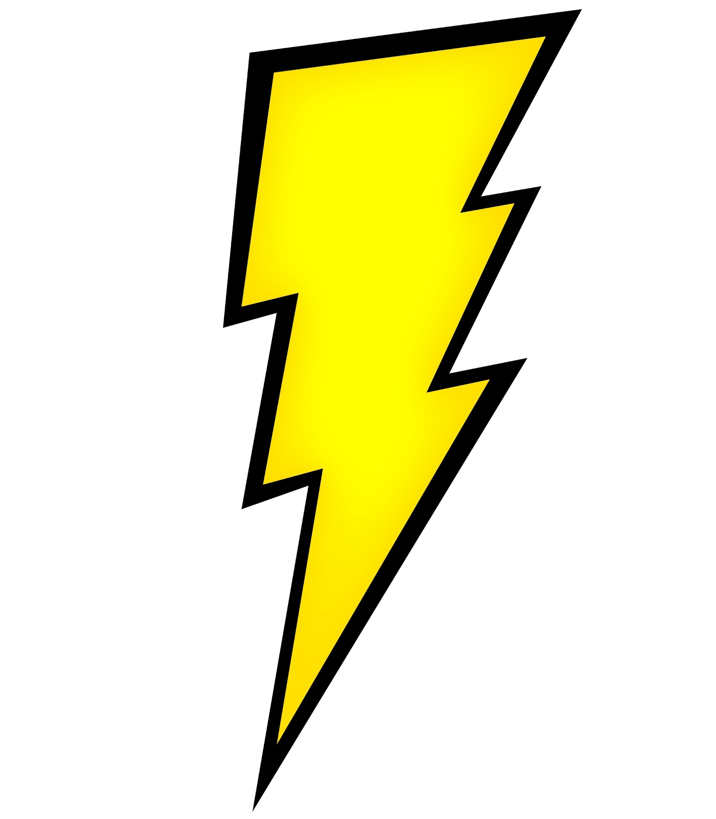 Charger lightning bolt clipart