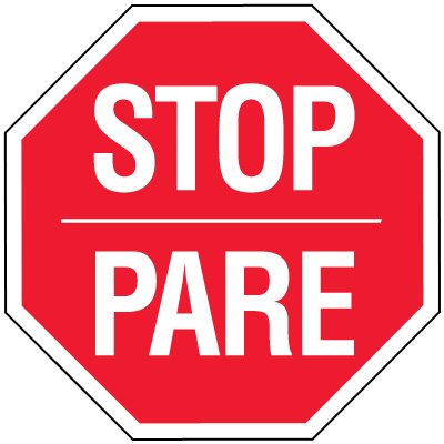 Stop Signs - Stop Pare, Reflective Signs | Seton