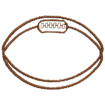 Rugby Ball Outline - ClipArt Best