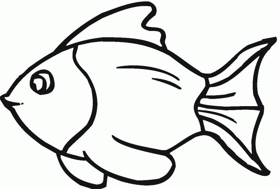 Black And White Fish Clip Art
