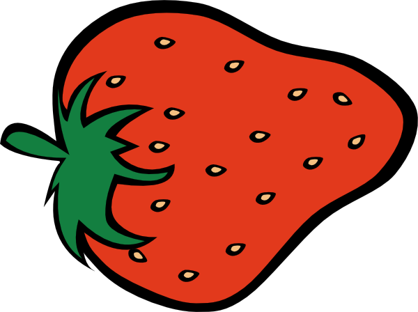 Strawberry Cartoon Clipart