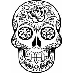 Clipart sugar skull