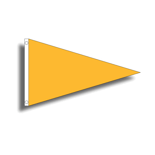 Blank Solid Color Pennants