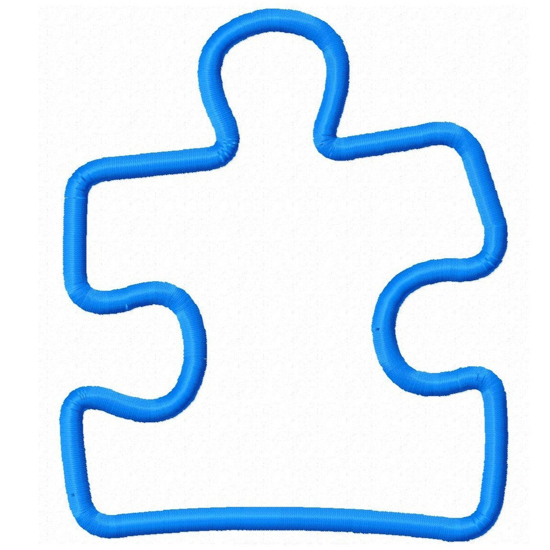 Puzzle Piece Outline Clipart - Free to use Clip Art Resource