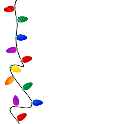 Christmas border clip art free vector